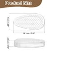 thumbnail image 2 of Uxcell 10 Pares de Almohadillas para Gafas de 2.5mm, Agarre de Nariz de Cristal, Gota de Agua Clara, 2 of 7