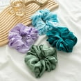 thumbnail image 6 of YooGuoGuo Pure Color Smooth Satin Hair Rope 1PC Oversized Hair Scrunchies Women Elastic Hair Bands Female Girls Ponytail Holder Headdress, 6 of 6