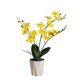 thumbnail image 1 of Flor falsa de tres puntas phalaenopsis bonsái de escritorio pequeña planta decorativa decoración flor artificial planta verde artificial, 1 of 5