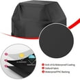 thumbnail image 3 of Grill Cover, 40 inch Small Gas Grill Cover for Outdoor Grill, Waterproof, Weather Resistant, UV & Fade Resistant, BBQ Grill Cover with Hook and Loop Straps, Black, 3 of 14