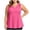 Hot Pink, variant on Bixock Maternity Tops Plus Size Womens Tank Tops Ribbed Solid Color V Neck Sleeveless Loose Comfortable Breathable Summer Casual Wear