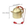 thumbnail image 2 of HOOWIFFY mini teapot ornaments decoration brass retro design home decoration blessing present 1Pack, 2 of 8