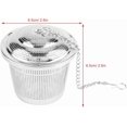 thumbnail image 2 of Bolas de Condimentos de Acero Inoxidable, Coladores de Condimentos Bolsa de Condimentos de Cocina Herramientas de Cocina para Condimentos de Cocina Especias(L), 2 of 4