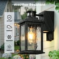 thumbnail image 6 of Gleamz Motion Sensor Outdoor Lights with GFCI Outlet, Dusk to Dawn Outdoor Lighting with Tempered Glass, Waterproof Anti-Rust Aluminum Outside Lights for House, 6 of 9