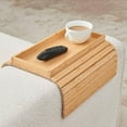 thumbnail image 6 of Bamboo Couch Cup Holder Arm Tray for Snack and Phone, 6 of 11