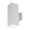 White, variant on Wac Lighting Dc-Wd05-Fc Cube Architectural 2 Light 13" Tall Led Outdoor Wall Sconce -