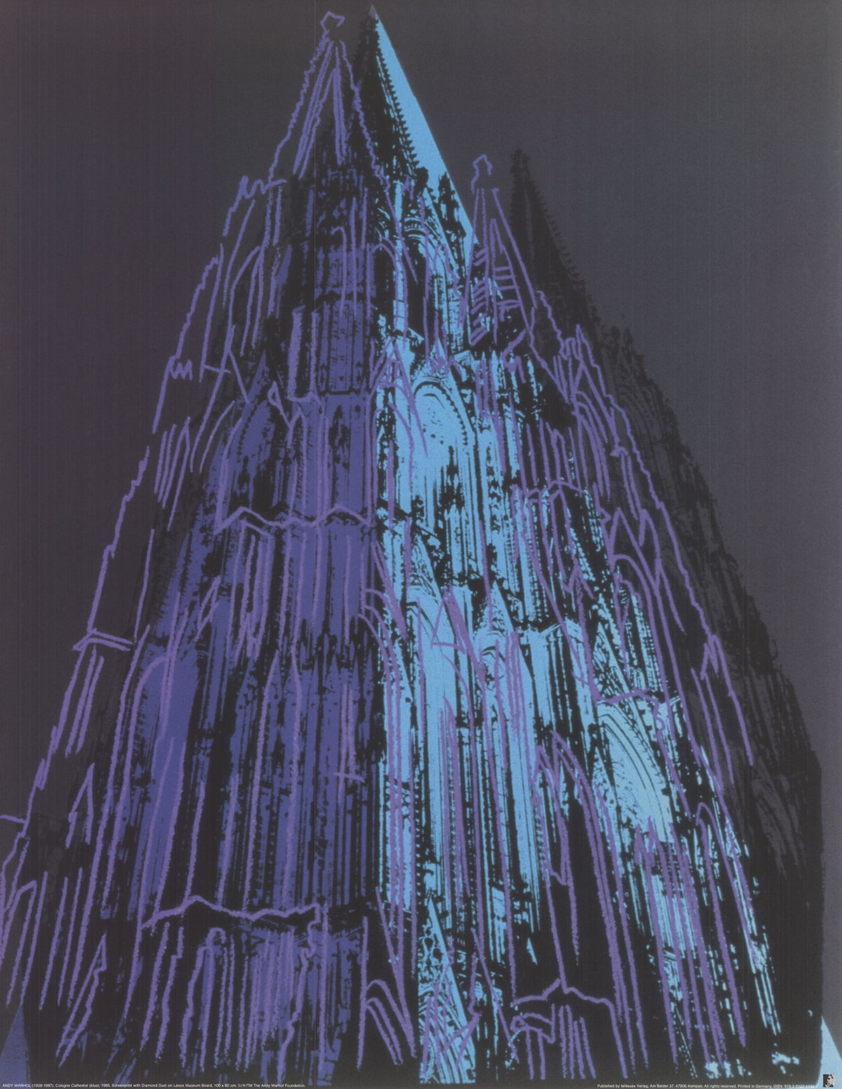 serigrafia di andy warhol sul duomo di colonia