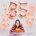 thumbnail image 4 of PARIS PRODUCTS - 85th Birthday Rose Gold Balloons & Number 85 Mylar Balloon, 85th Birthday Party Decor, 85th Birthday Decorations for Woman, 85th Birthday Decorations Woman, 4 of 4