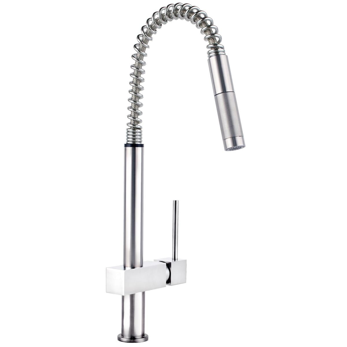 Elkay Avado Single Hole Kitchen Faucet with Semi-professional Spout and Forward Only Lever Handle Chrome