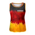 thumbnail image 4 of TUOYUAN Womens Germany Flag Print Round Neck Tank Sleeveless Summer Sport Top,Pink,SIZE:XL, 4 of 4