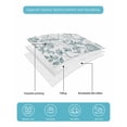 thumbnail image 5 of Quilts Full Size, Boho Teal Green Floral Soft Comforter Bedding Set for Bed, Vintage Farmhouse Paisley Leaf Lightweight Quilted Bedspread with Pillow Cover(2 Pieces) for All Season, 78x90 Inch, 5 of 6
