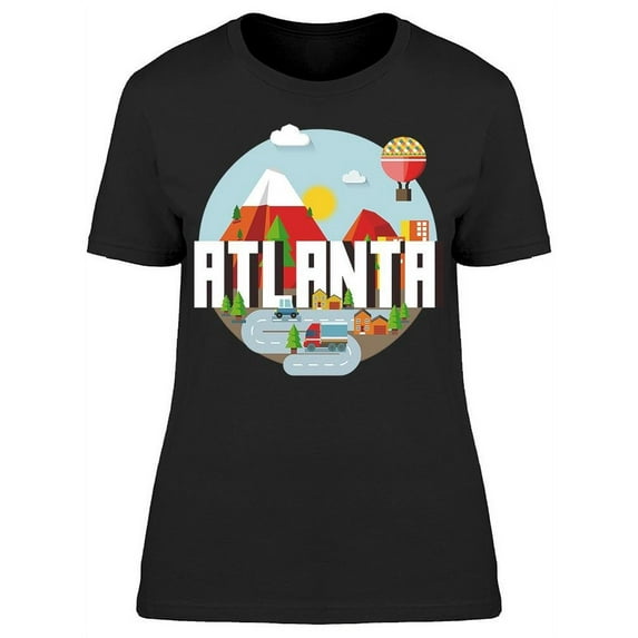 Logo Atlanta City T-Shirt Women -Image by Shutterstock, Female x-Large