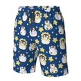 thumbnail image 4 of Balery Star Penguin Traje de Baño Estilo Hawaiano para Hombre, Shorts de Secado Rápido con Bolsillos-X-Large, 4 of 6