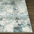 thumbnail image 4 of Hauteloom Tannersville Wool Living Room, Bedroom Area Rug - Contemporary - Teal, Peach, Beige - 2' x 3', 4 of 8