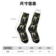 thumbnail image 3 of Honeii Happy New Year Print Adult Socks,Crew Socks,Casual Calf Socks,Daily Wear Socks for Men & Women, Perfect for Sports, Casual and Everyday Use, 3 of 6