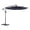 Navy Blue, variant on Powder-Coated Steel for Durability / Poolside Decor / Long-Lasting Offset Umbrella
