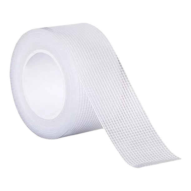 1 rollo de cinta adhesiva de malla de alta adherencia transparente (1 mm x 2,4 cm x 5 m). JShteea Para estrenar