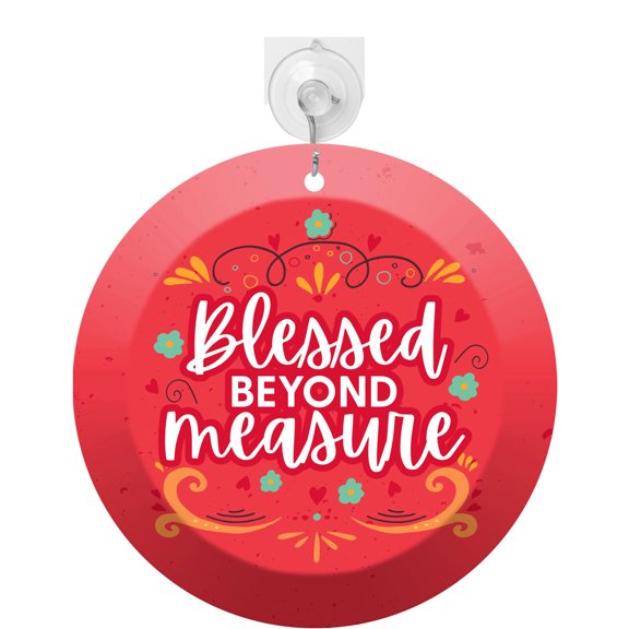 DEXSA Blessed Beyond Measure Suncatcher with Suction Cup and Hook