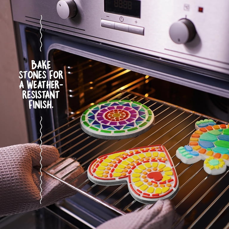 Dan&Darci Stepping Stone Painting Kit, 5 Garden Stones photo 4