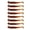 C003- Coffee, variant on 3 Inch 8 Count Brown Soft Fishing Lures, Fishing Bait, Saltwater Lure, Bass Lures, Trout Fishing Supplies, Made of Flexible Soft Plastic Material, Upper Tongue Plate Head Design,