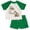 Green, variant on John Deere French Terry T-Shirt and Shorts Outfit Set Newborn to Little Kid