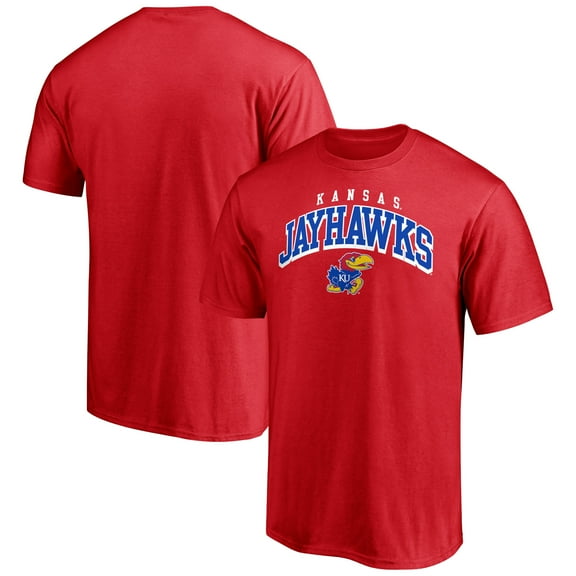 Men's Red Kansas Jayhawks Line Corps T-Shirt