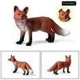 thumbnail image 6 of Biplut Realistic Fox Wild Animal Figure PVC Figurine Crafts Kids Toy Desktop Decor, 6 of 13