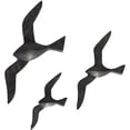 thumbnail image 2 of Renwil Skyward 3 Piece Bird Wall Sculpture Set in Antique Charcoal, 2 of 2