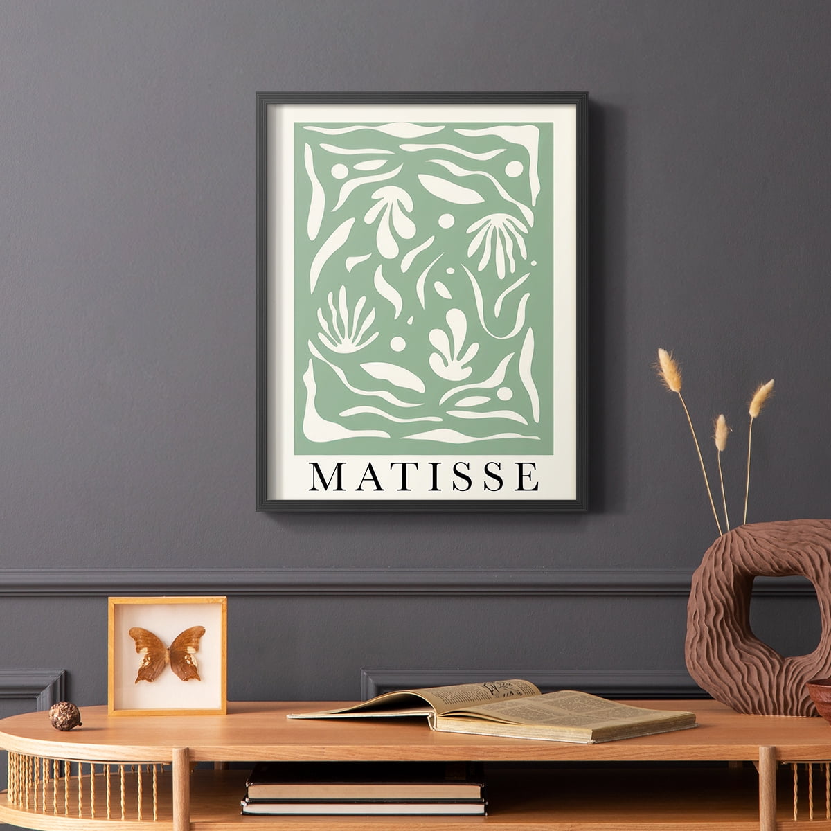 Matisse CLXXXIV Framed Print in Black Solid Wood 8 x 10 Framed Print