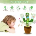 thumbnail image 2 of Juguetes de Cactus parlantes para niños, Cactus interactivo que habla soleado, juguete de peluche electrónico, decoración del hogar para niños, regalos de navidad, 2 of 5