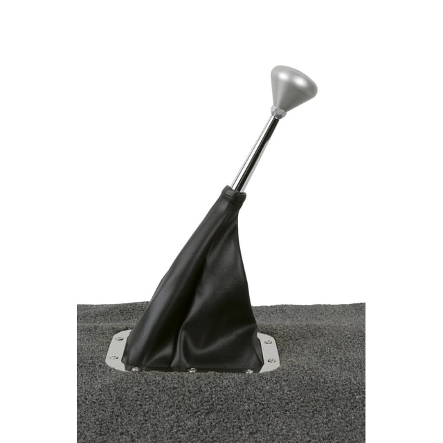 Lokar Performance Shifter Boot 70-FMB Lokar Auto trans Shifters; Black; Naugahyde; With Boot Plate And Mounting Hardware