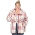 thumbnail image 1 of White Mark Women's Plaid Shacket, 1 of 6