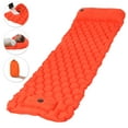 thumbnail image 1 of Inflatable Sleeping Pad Mat with Pillow Foot Pump Air Mattress, 1 of 8