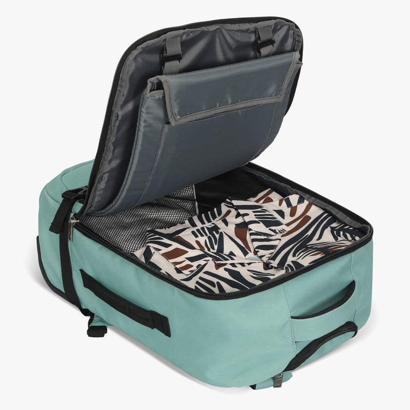 Convertible Wheeled Laptop Carry-On Bag (42L) – Hynes Eagle – Mint Green