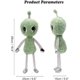 thumbnail image 2 of Muñeca extraterrestre linda de la felpa, regalos rellenos f del juguete de los extraterrestres rellenos suaves de 19", 2 of 5