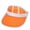 Orange, variant on Ultra-thin Transparent Visor Hats Sweat Absorb Outdoor Supplies Sun Transparent Beach Visor Cap