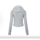 thumbnail image 2 of Abrigo de protección solar BENEUNDER AL11924 para mujer, gris, talla S, 2 of 2