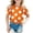 Z663 Orange, variant on Landzoo Toddler Kids Boys Girls Shirts Polka Dot Short Sleeve Crew Neck T-Shirt Summer Loose Fit Girls Tops Size 3-4 Years Black