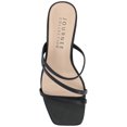 thumbnail image 5 of Journee Womens Takarah Crossover Strap Slip On Wedge Sandals, 5 of 10