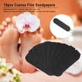 thumbnail image 2 of 10 Pcs Papiers Sablés Gros Fins Remplacement pour Acier Inoxydable Double, 2 of 6