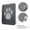 thumbnail image 4 of Plastic Pet Door for Medium Large Dogs Magnetic Locking Safe Flap Screen Door Gate, 4 of 15