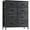 Charcoal Black, variant on Aidoly 8-Drawer Wide Fabric Storage Dresser with Wooden Top - Space-Saving Bedroom & Closet Organizer, Pink