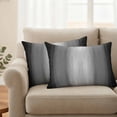 thumbnail image 3 of Outdoor Waterproof Pillow Covers Abstract Black White Ombre Decorative Throw Pillow Protectors,Pillowcase Cushion Cases for Patio Sofa Garden Couch,20x12in,Pack of 2, 3 of 14
