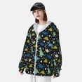 thumbnail image 3 of Lsque Dinosaur UPF 50+ Lightweight Sun Protection Men's Women's Long Sleeve Shirt, Hoodie Performance -Large, 3 of 9
