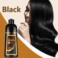 thumbnail image 2 of Black Hair Dye Shampoo 3 in 1, Long-Lasting Gray Coverage, Natural Black Hair Color Shampoo with Hair Masks, Easy Application Shampoo Para Canas for Women Men 16.9 Fl Oz, 2 of 7