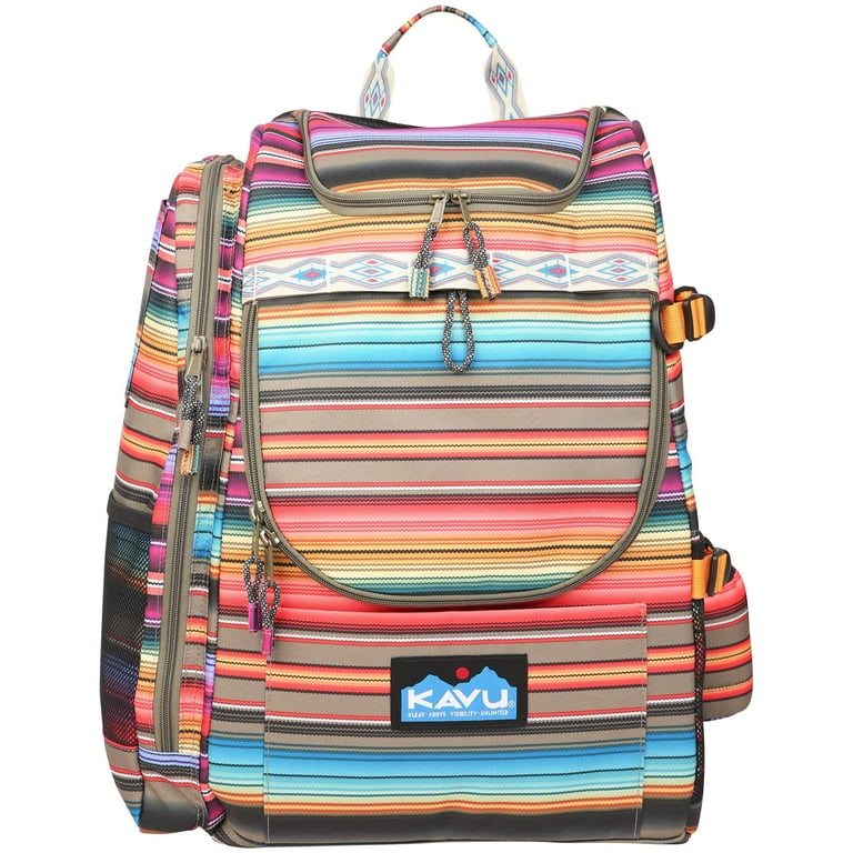 KAVU Pacific Rimshot Disc Golf Bag Padded Frisbee Holder Backpack Coastline Blanket