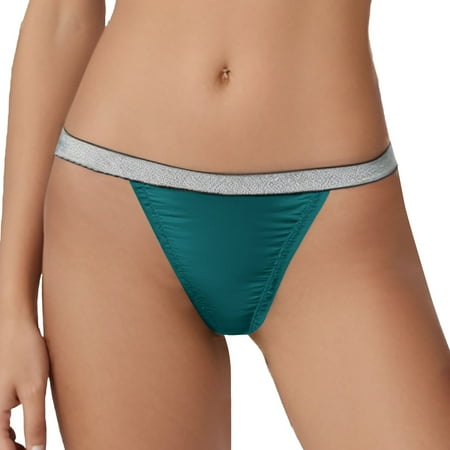 G String Thongs for Women plus Size Silk Thong plus Size Women Fashion High Waist Sexy Briefs T Shorts Yoga Underwear
