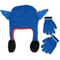 thumbnail image 4 of Girls and Boys Hat & Gloves Set / Cold-Weather Beanie & Gloves for Ages 4-7, 4 of 4