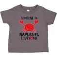 thumbnail image 3 of Inktastic Someone in Naples Florida Loves Me Boys or Girls Toddler T-Shirt, 3 of 5