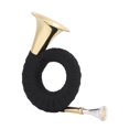 thumbnail image 2 of Mini Brass Bb Hunting Horn Micro French Horn Brass Instrument Set，Mini Instrument, 2 of 7